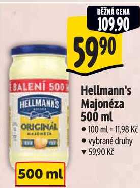 Hellmann's Majonéza, 500 ml 