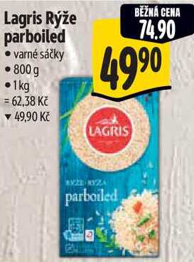 Lagris Rýže parboiled, 800 g