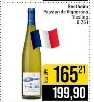 Bestheim Passion de Vignerons Riesling 0,75l