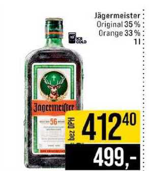 Jägermeister Original 35% Orange 33% 1l