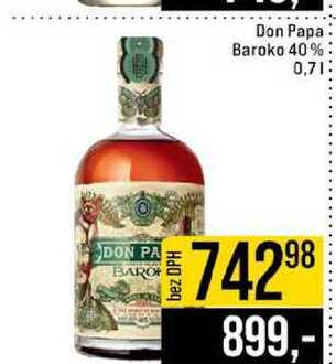 Don Papa Baroko 40% 0,7l