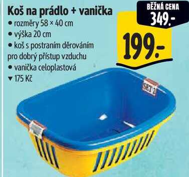 Koš na prádlo + vanička