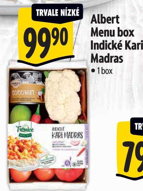 Albert Menu box Indické Kari Madras