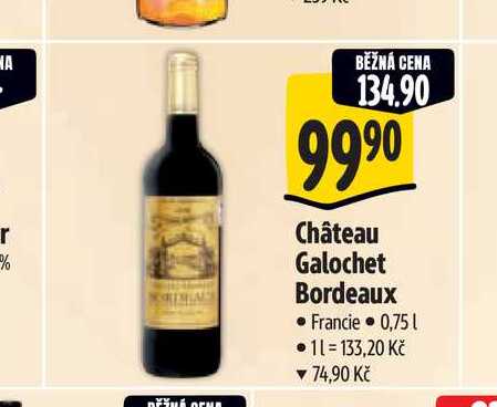  Château Galochet Bordeaux 0,75 l