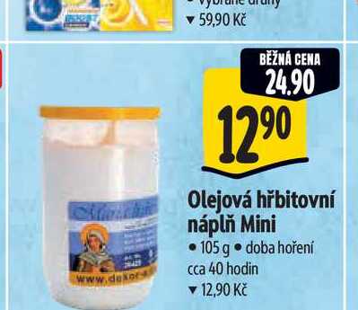  Olejová hřbitovní náplň Mini 105 g 