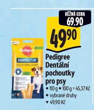   Pedigree Dentální pochoutky pro psy 110 g  