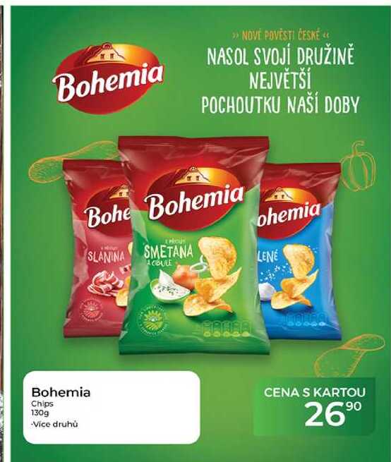 Bohemia Chips 130g 
