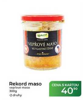 Rekord maso vepřové maso 300g  