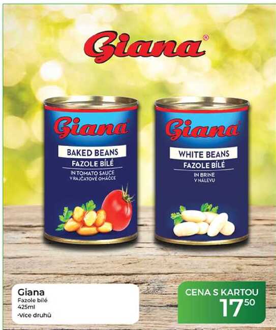 Giana Fazole bílé 425ml 