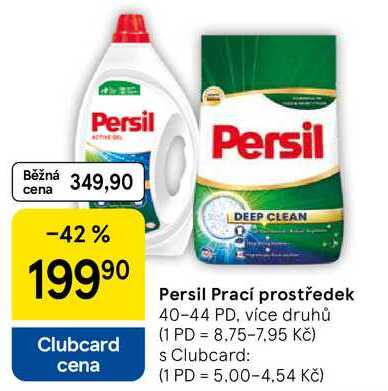 Persil Prací prostředek, 40-44 PD, více druhů 