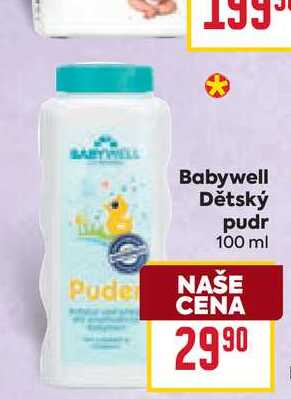 Babywell Dětský pudr 100 ml   