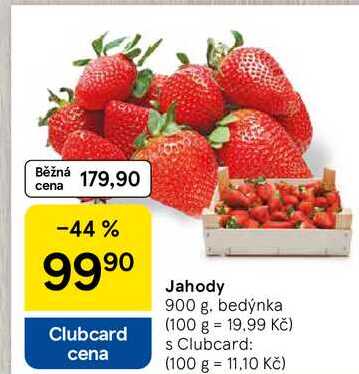 Jahody bedýnka, 900 g