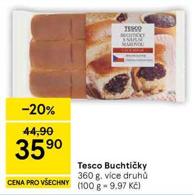 Tesco Buchtičky, 360 g 