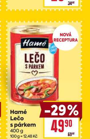 Hamé Lečo s párkem 400 g 