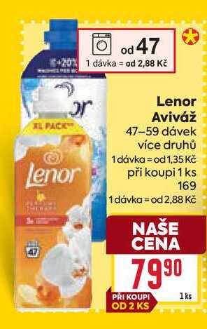 Lenor Aviváž 47-59 dávek 
