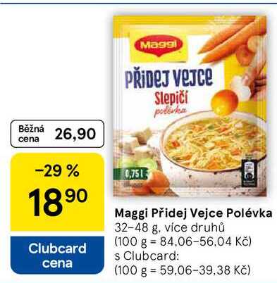 Maggi Přidej Vejce Polévka, 32-48 g, více druhů 