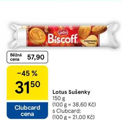 Lotus Sušenky, 150 g 