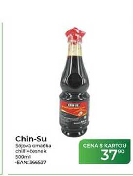 Chin-Su Sójová omáčka chilli česnek 500ml  