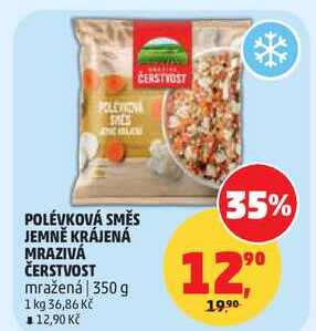POLÉVKOVÁ SMĚS JEMNĚ KRÁJENÁ MRAZIVÁ ČERSTVOST mražená, 350 g 
