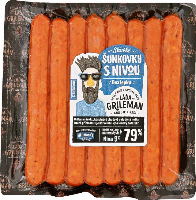 Kostelecké uzeniny Šunkovky s nivou