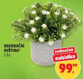 DEKORAČNÍ KVĚTINA, 1 ks 