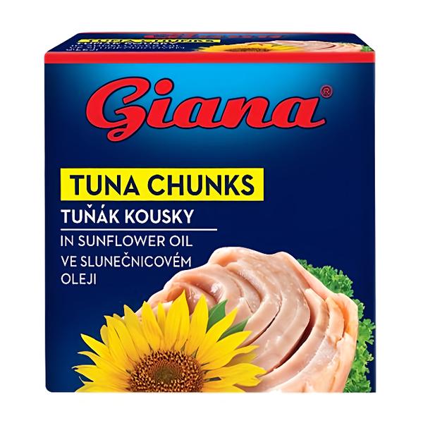 Giana Tuňák kousky ve slunečnicovém oleji