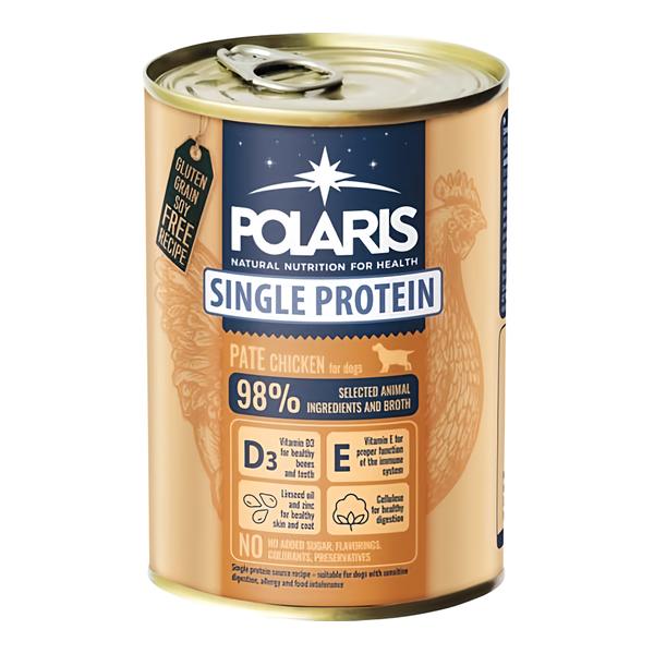 Polaris Single Protein Paté konzerva pro psy kuřecí