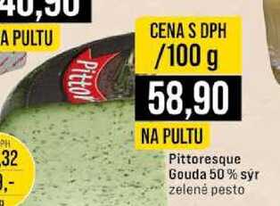 Pittoresque Gouda 50% sýr zelené pesto 100g