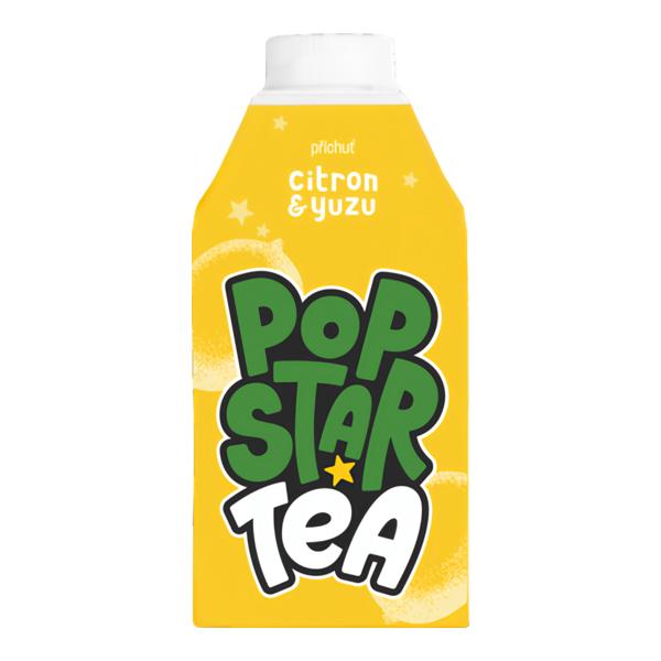 Popstar Tea ledový čaj s příchutí citronu a yuzu