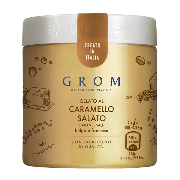 Grom Slaný karamel italská zmrzlina v kelímku