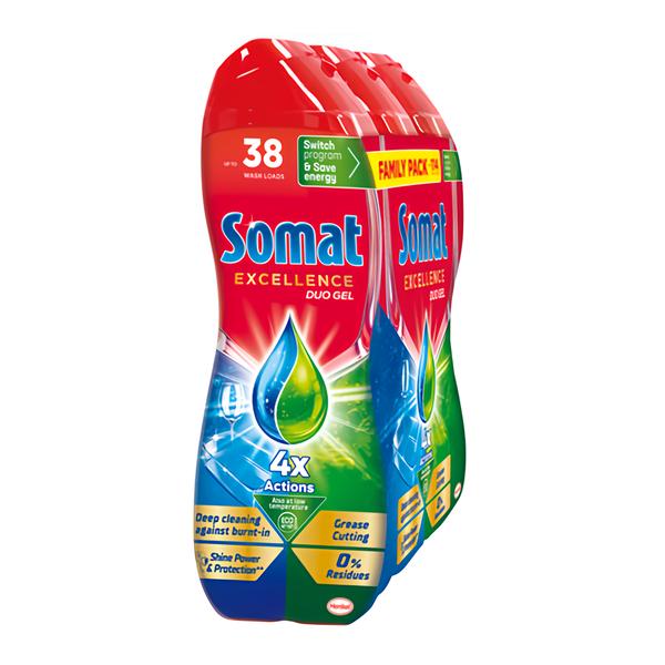 Somat Excellence Anti-Grease gel do myčky proti mastnotě