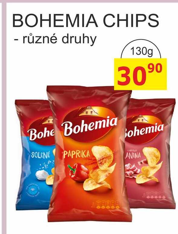 BOHEMIA CHIPS 130g 