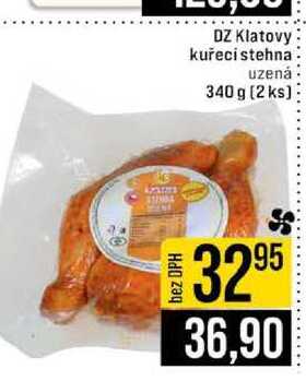 DZ Klatovy kuřecí stehna uzená 340g 2ks