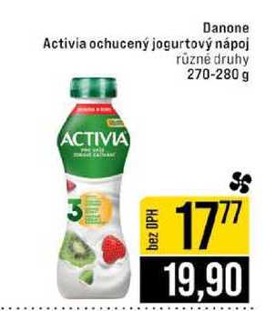 Danone Activia ochucený jogurtový nápoj různé druhy 270-280 g 