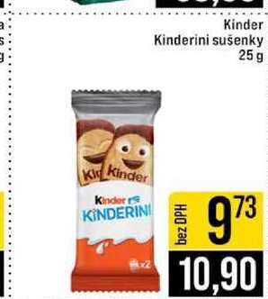 Kinder Kinderini sušenky 25g 