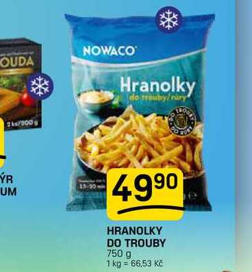 HRANOLKY DO TROUBY 750 g