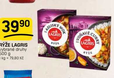 RÝŽE LAGRIS Vybrané druhy 500 g 