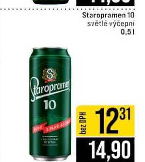 Staropramen 10 světlé výčepni 0,5l