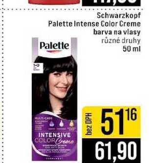 Schwarzkopf Palette Intense Color Creme Palette barva na vlasy různé druhy 50 ml 