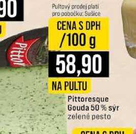 Pittoresque Gouda 50% syr zelené pesto 100g