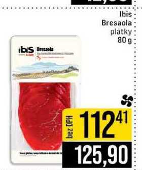 ibis Bresaola Ibis Bresaola platky 80 g