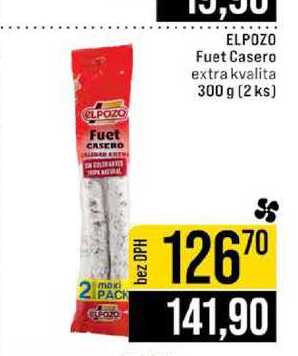 ELPOZO Fuet Casero extra kvalita 300 g (2 ks) 