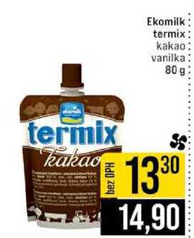 Ekomilk termix kakao vanilka 80 g  