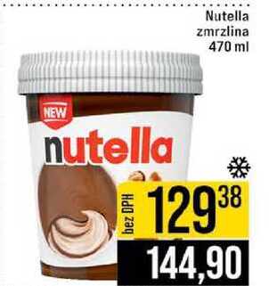 Nutella zmrzlina 470 ml 