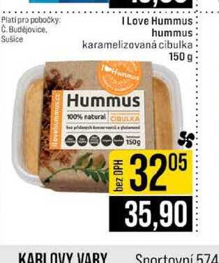 I Love Hummus hummus karamelizovaná cibulka 150 g 