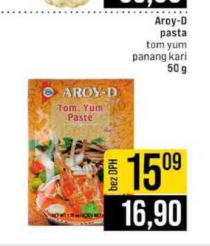 Aroy-D pasta tom yum panang kari 50 g