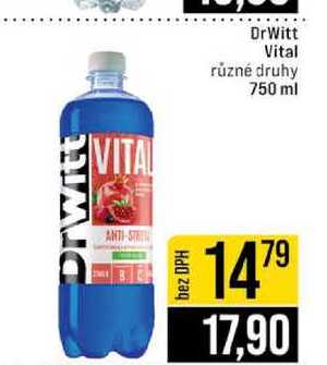 DrWitt Vital různé druhy 750 ml 