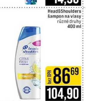Head&Shoulders šampon na vlasy různé druhy 400 ml