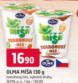 OLMA MÍŠA 130 g 