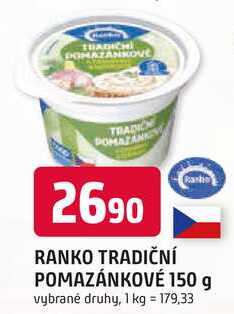 RANKO TRADIČNÍ POMAZÁNKOVÉ 150 g